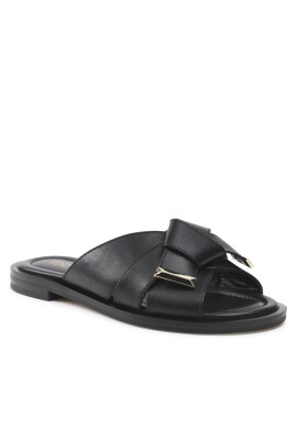 MICHAEL Michael Kors Чехли Addison Flat Sandal 40T1ADFA1L Черен - Pepit.bg