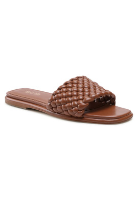 MICHAEL Michael Kors Чехли Amelia Flat Sandal 40S1AMFA1L Кафяв - Pepit.bg
