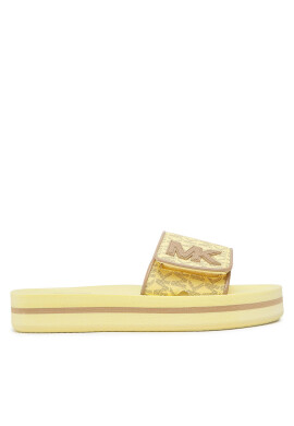 MICHAEL Michael Kors Чехли Mk Platform Slide 40S1MKFA2B Жълт - Pepit.bg