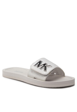 MICHAEL Michael Kors Чехли Mk Slide 40T8MKFA3D Сребрист - Pepit.bg