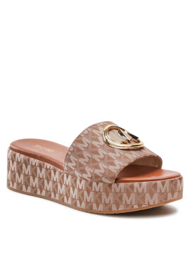 MICHAEL Michael Kors Чехли Sadler Wedge 40S2SDFS1Y Кафяв - Pepit.bg