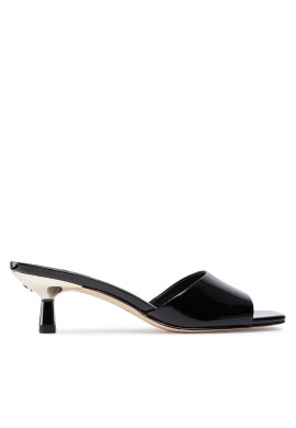 MICHAEL Michael Kors Чехли Amal Kitten Sandal 40F2AMMA2A Черен - Pepit.bg
