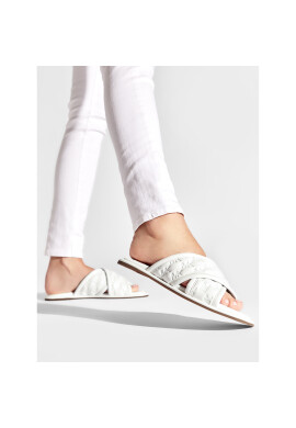 MICHAEL Michael Kors Чехли Gideon Slide 40S2GDFP1L Бял - Pepit.bg