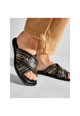 MICHAEL Michael Kors Чехли Gideon Slide 40T2GDFA1L Черен - Pepit.bg