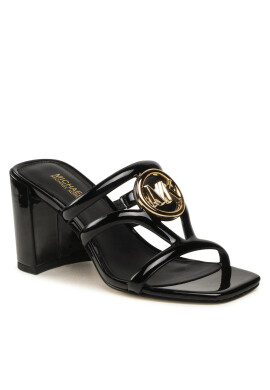 MICHAEL Michael Kors Чехли Hampton Mid Sandal 40S3HMMS1A Черен - Pepit.bg
