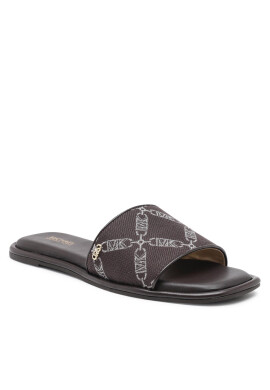 MICHAEL Michael Kors Чехли Hayworth Slide 40F3HAFA1Y Кафяв - Pepit.bg