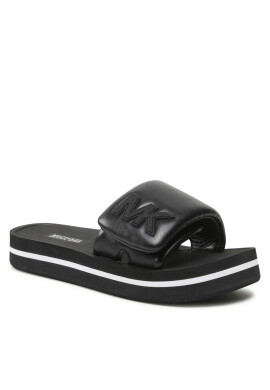 MICHAEL Michael Kors Чехли Mk Platform Slide 40S3MKFA1L Черен - Pepit.bg