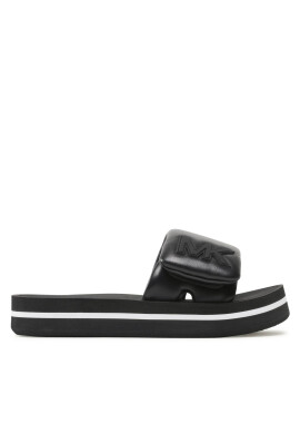 MICHAEL Michael Kors Чехли Mk Platform Slide 40S3MKFA1L Черен - Pepit.bg
