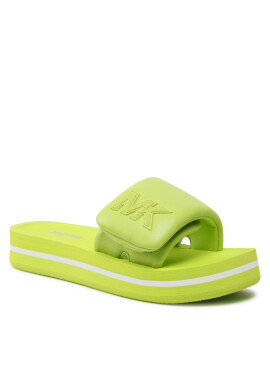 MICHAEL Michael Kors Чехли Mk Platform Slide 40S3MKFA1L Зелен - Pepit.bg