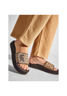 MICHAEL Michael Kors Чехли Mk Platform Slide 40T2MKFA1Y Бежов - Pepit.bg