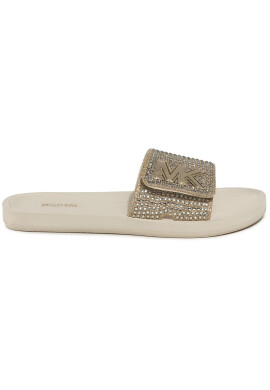 MICHAEL Michael Kors Чехли Mk Slide 40F8MKFA2D Златист - Pepit.bg