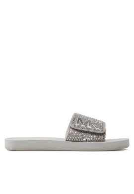 MICHAEL Michael Kors Чехли Mk Slide 40S3MKFA3D Сребрист - Pepit.bg