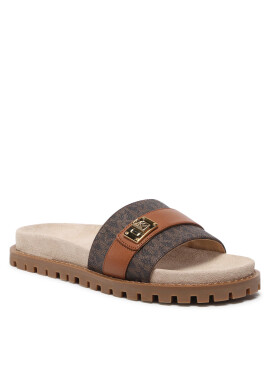 MICHAEL Michael Kors Чехли Padma Slide 40T2PDFA1B Черен - Pepit.bg