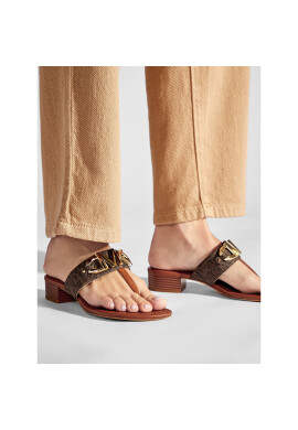 MICHAEL Michael Kors Джапанки Izzy Thong 40S2IZFA1B Кафяв - Pepit.bg