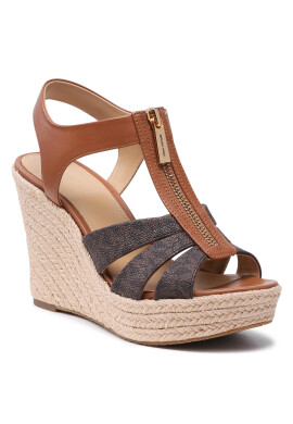 MICHAEL Michael Kors Еспадрили Berkley Wedge 40S1BRMS1B Кафяв - Pepit.bg