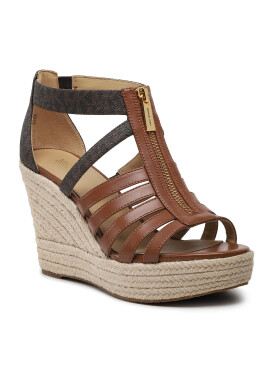 MICHAEL Michael Kors Еспадрили Bradley Wedge 40S3BYMS2B Кафяв - Pepit.bg