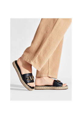 MICHAEL Michael Kors Еспадрили Izzy Slide 40S2IZFP1L Черен - Pepit.bg