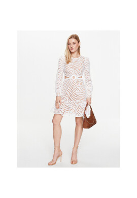 MICHAEL Michael Kors Ежедневна рокля MS381MA8CT Бял Regular Fit - Pepit.bg