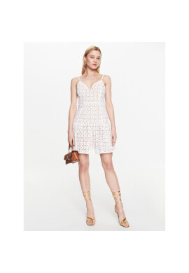 MICHAEL Michael Kors Ежедневна рокля MS381N18BK Бял Regular Fit - Pepit.bg