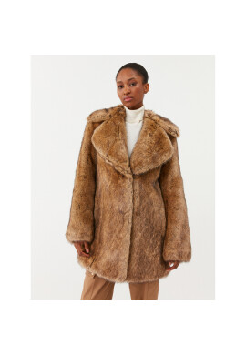 MICHAEL Michael Kors Кожено палто MF32087B9B Кафяв Regular Fit - Pepit.bg