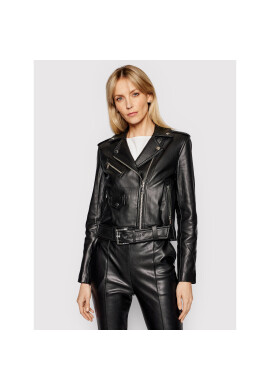 MICHAEL Michael Kors Кожено яке MB92HYG8RK Черен Regular Fit - Pepit.bg