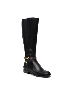 MICHAEL Michael Kors Офицерки Farrah Boot 40F1FHFB6L Черен - Pepit.bg