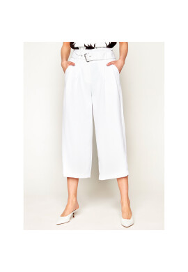MICHAEL Michael Kors Панталони тип кюлоти MS03H3UB4J Бял Regular Fit - Pepit.bg