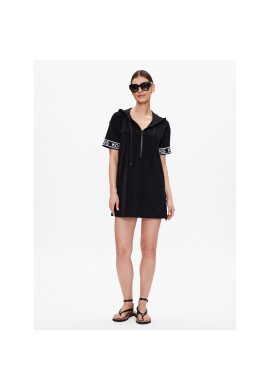 MICHAEL Michael Kors Плажна рокля Logo Terry MM2M650 Черен Slim Fit - Pepit.bg