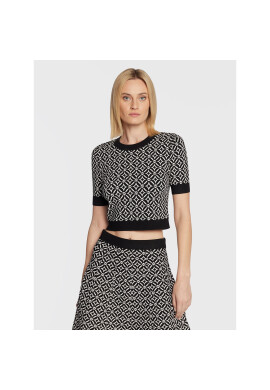 MICHAEL Michael Kors Пуловер MF2609P6ZZ Черен Slim Fit - Pepit.bg