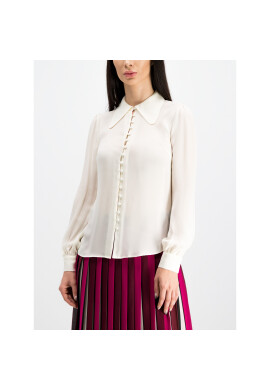 MICHAEL Michael Kors Риза MU94LEBB06 Бял Regular Fit - Pepit.bg