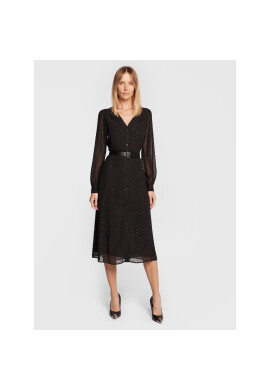 MICHAEL Michael Kors Рокля тип риза MF28Y466ML Черен Regular Fit - Pepit.bg