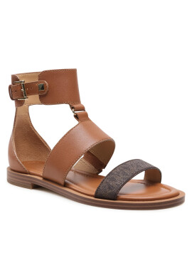 MICHAEL Michael Kors Сандали Amos Flat Sandal 40S1AMFP1L Кафяв - Pepit.bg