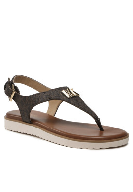 MICHAEL Michael Kors Сандали Jilly Flat Sandal 40S2JLFAAB Кафяв - Pepit.bg
