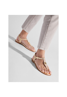 MICHAEL Michael Kors Сандали Mallory Thong 40S2MAFA1D Златист - Pepit.bg