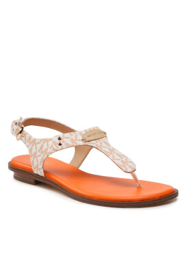 MICHAEL Michael Kors Сандали Mk Plate Thong 40R5MKFA1B Бял - Pepit.bg