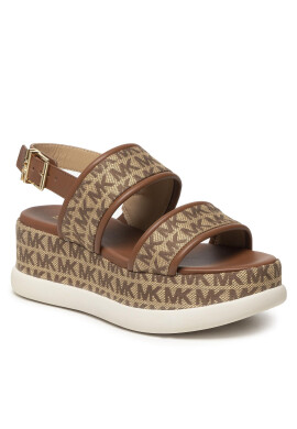 MICHAEL Michael Kors Сандали Presley Platform Sandal 40S2PRFA1Y Кафяв - Pepit.bg