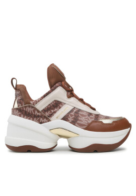 MICHAEL Michael Kors Сникърси Olympia Trainer 43F2OLFS1B Кафяв - Pepit.bg