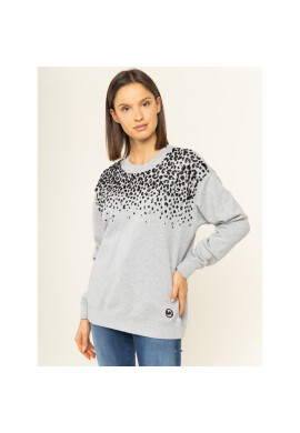 MICHAEL Michael Kors Суитшърт Leopard MF95MBEBDD Сив Regular Fit - Pepit.bg