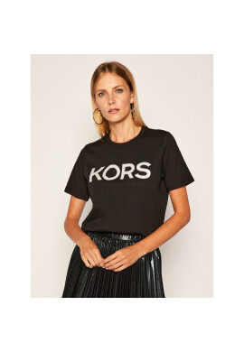 MICHAEL Michael Kors Тишърт Logo Print MB95MP197J Черен Regular Fit - Pepit.bg
