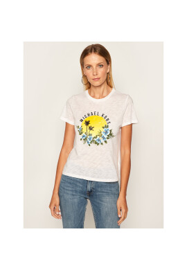 MICHAEL Michael Kors Тишърт MH95MF692S Бял Regular Fit - Pepit.bg