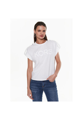 MICHAEL Michael Kors Тишърт MR350XK97J Бял Regular Fit - Pepit.bg