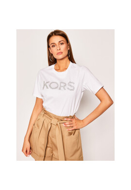 MICHAEL Michael Kors Тишърт Studded Logo MS05MP197J Бял Regular Fit - Pepit.bg