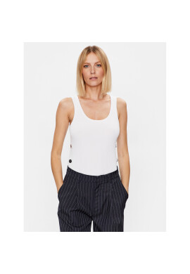MICHAEL Michael Kors топ MS36P9U33D Бял Slim Fit - Pepit.bg