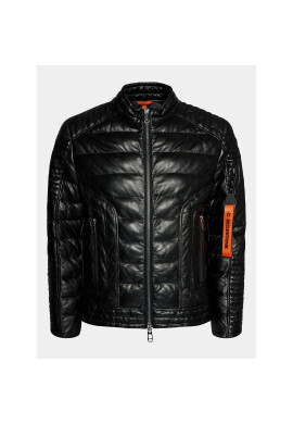 Milestone Кожено яке 331040 60395 Черен Regular Fit - Pepit.bg