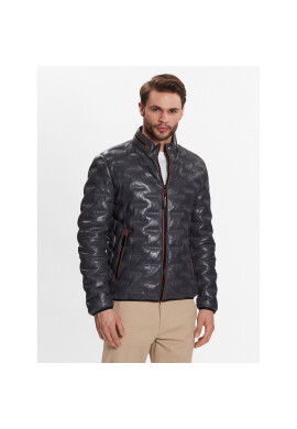 Milestone Кожено яке 991019 60080 Черен Regular Fit - Pepit.bg