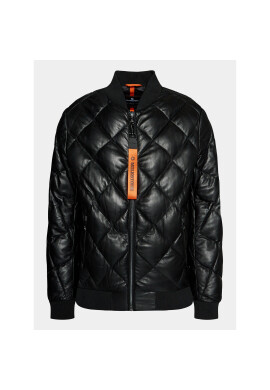 Milestone Кожено яке Athos 331040 20850 Черен Regular Fit - Pepit.bg