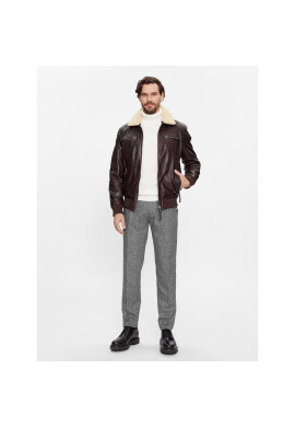 Milestone Кожено яке Ben 331070 60295 Кафяв Regular Fit - Pepit.bg