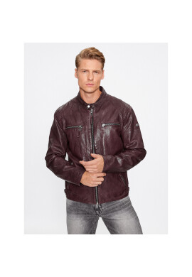 Milestone Кожено яке Bruno 331070 60310 Бордо Regular Fit - Pepit.bg