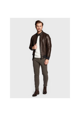 Milestone Кожено яке Lorenz 231056 60175 Кафяв Regular Fit - Pepit.bg