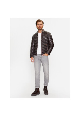 Milestone Кожено яке Malik 331019 60215 Сив Regular Fit - Pepit.bg